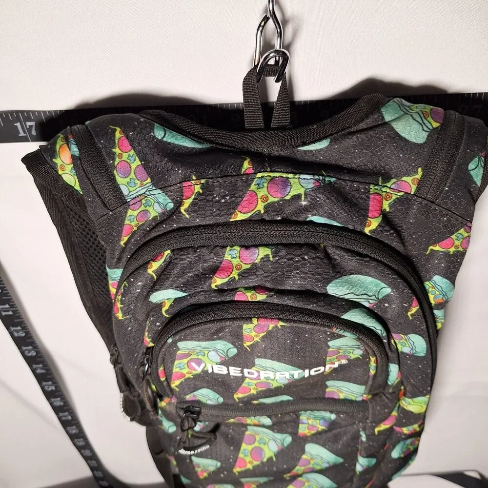 Vibedration Hydration Backpack w/o bladder - Pizza - Used
